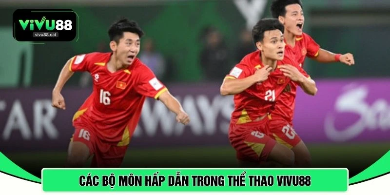 Các bộ môn hấp dẫn trong thể thao VIVU88 