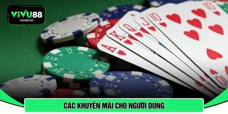 Các khuyến mãi cho người dùng 
