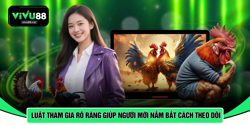 Luật tham gia rõ ràng giúp người mới nắm bắt cách theo dõi