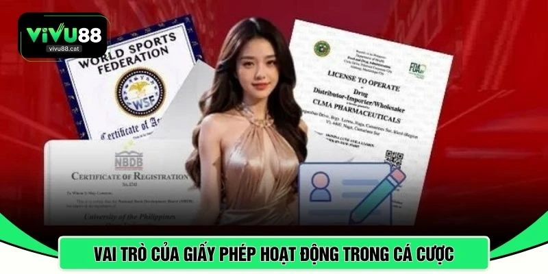 Vai trò của giấy phép hoạt động trong cá cược 